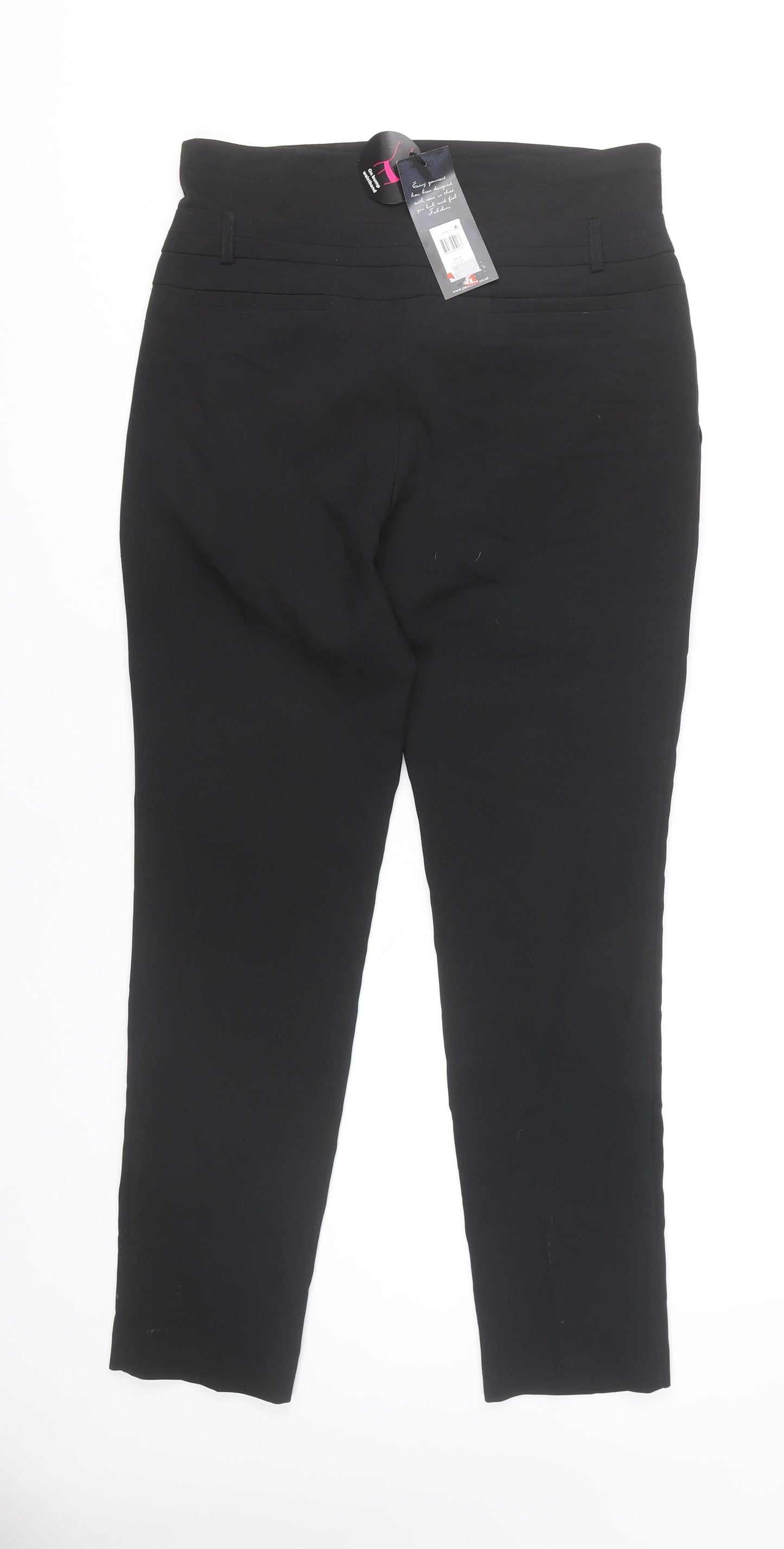 Peacocks Women's Black Maternity Trousers Size 8