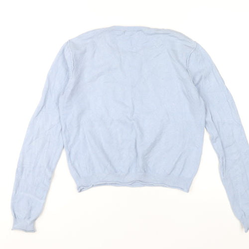 Pull&Bear Womens Blue Pullover Jumper - Size 12