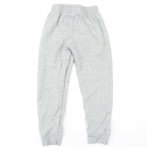 Nike Boys Grey Jogger Trousers, Size 7, Elastic Waist
