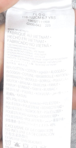 Nike Boys Grey Jogger Trousers, Size 7, Elastic Waist