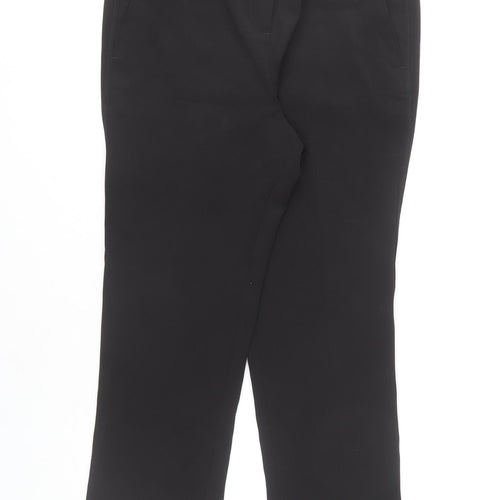 Next Women's Black Trousers Size 14 Plus Elastic Waist