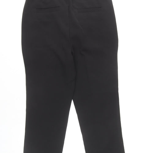 Next Women's Black Trousers Size 14 Plus Elastic Waist
