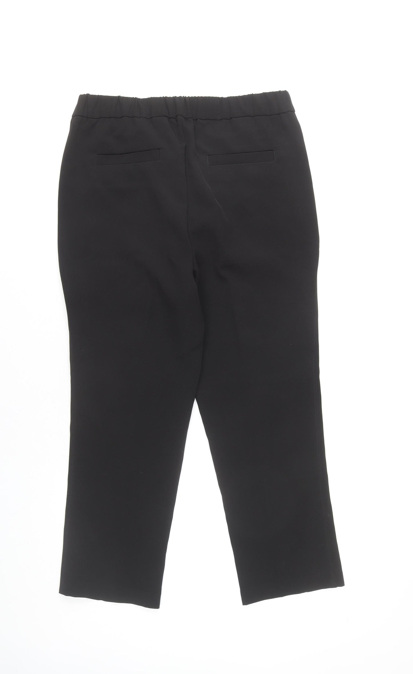 Next Women's Black Trousers Size 14 Plus Elastic Waist