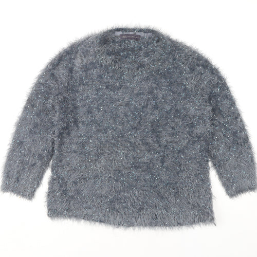 Marks and Spencer Women's Grey Pullover Jumper Size 10