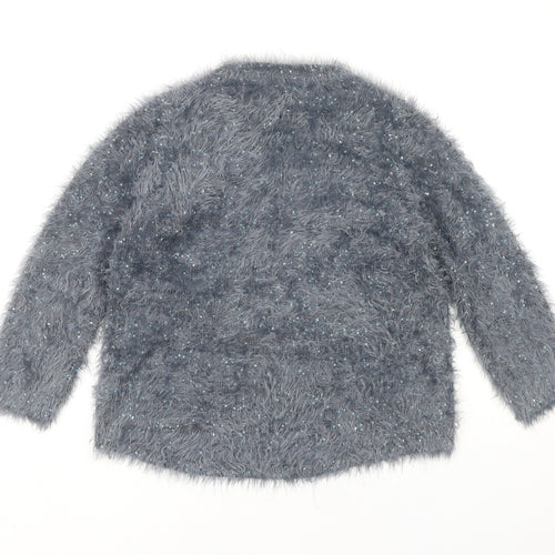 Marks and Spencer Women's Grey Pullover Jumper Size 10