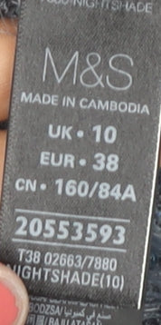 Marks and Spencer Women's Grey Pullover Jumper Size 10