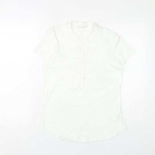 Marks and Spencer Women's White Short Sleeve Top 16