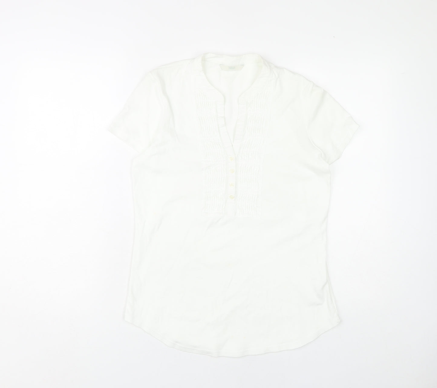 Marks and Spencer Women's White Short Sleeve Top 16