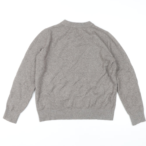 Marks & Spencer Women's Grey Crew Neck Jumper, S, Casual Wear