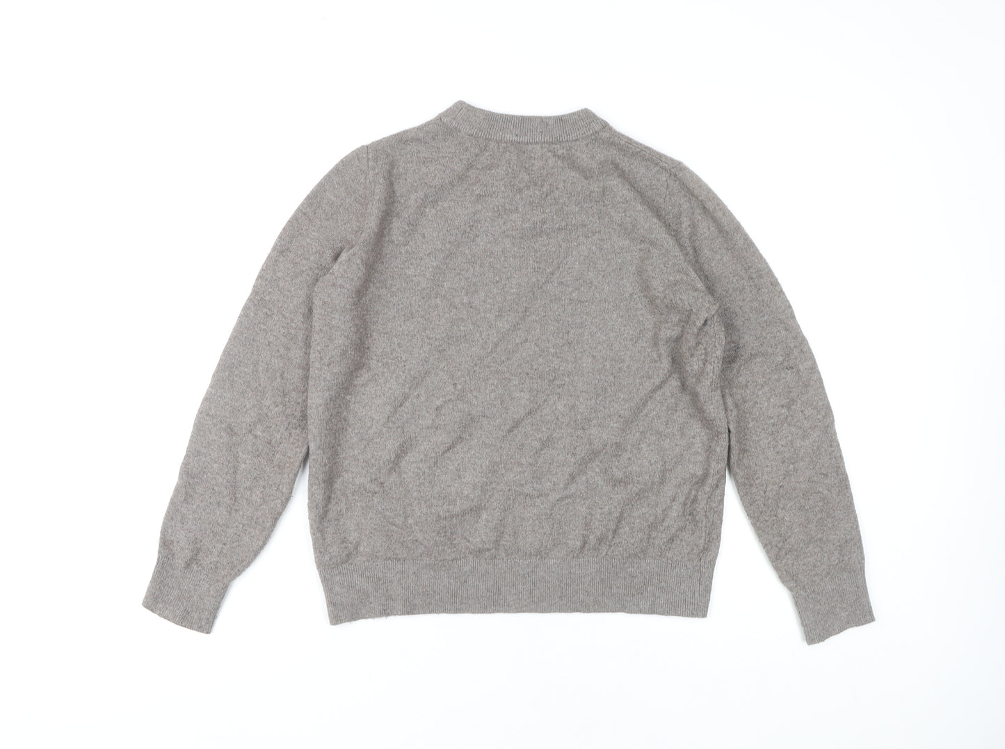 Marks & Spencer Women's Grey Crew Neck Jumper, S, Casual Wear