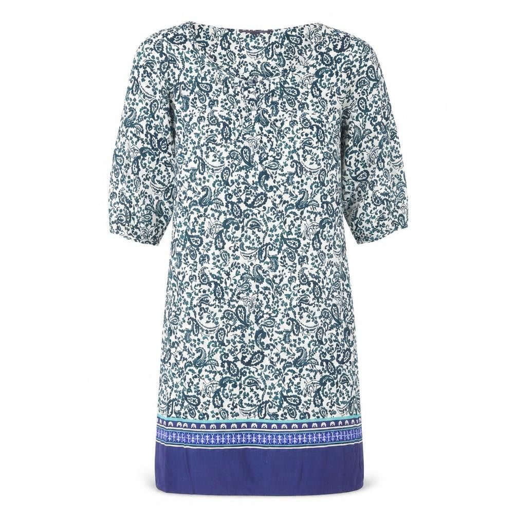 Marks and Spencer Women Multicoloured Paisley Dress, Size 8