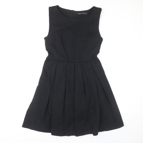 Zara Woman Black Sleeveless Dress UK Size 12