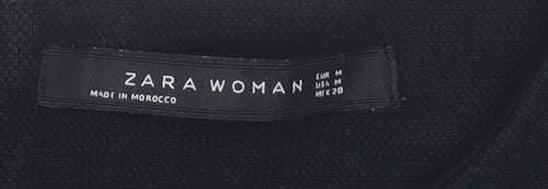 Zara Woman Black Sleeveless Dress UK Size 12