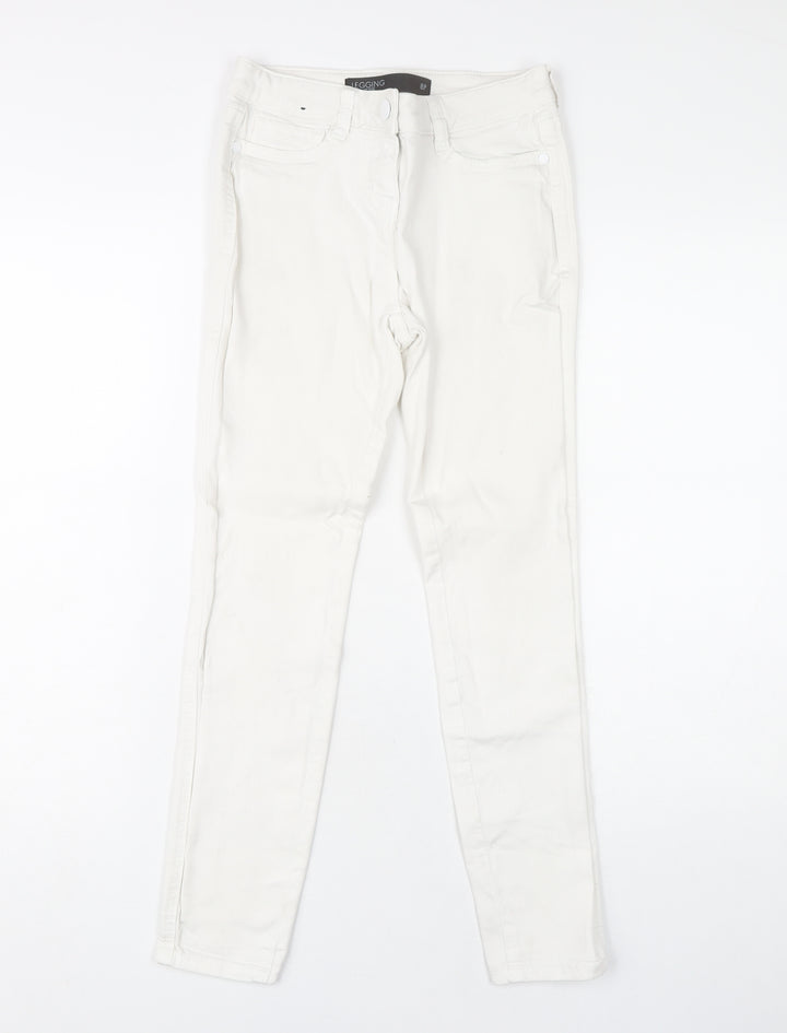 Next Women’s White Jegging Size 8 Slim Fit