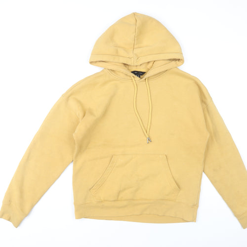 New Look Women's Yellow Pullover Hoodie, Size 8, Casual
