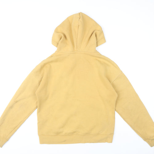 New Look Women's Yellow Pullover Hoodie, Size 8, Casual