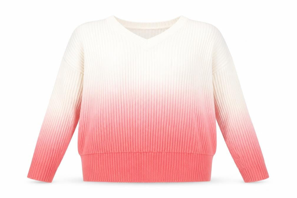 Front view of Topshop Women's Multicoloured V-Neck jumper, size 10