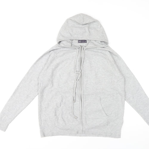 Marks and Spencer Women's Grey Full Zip Hoodie - S