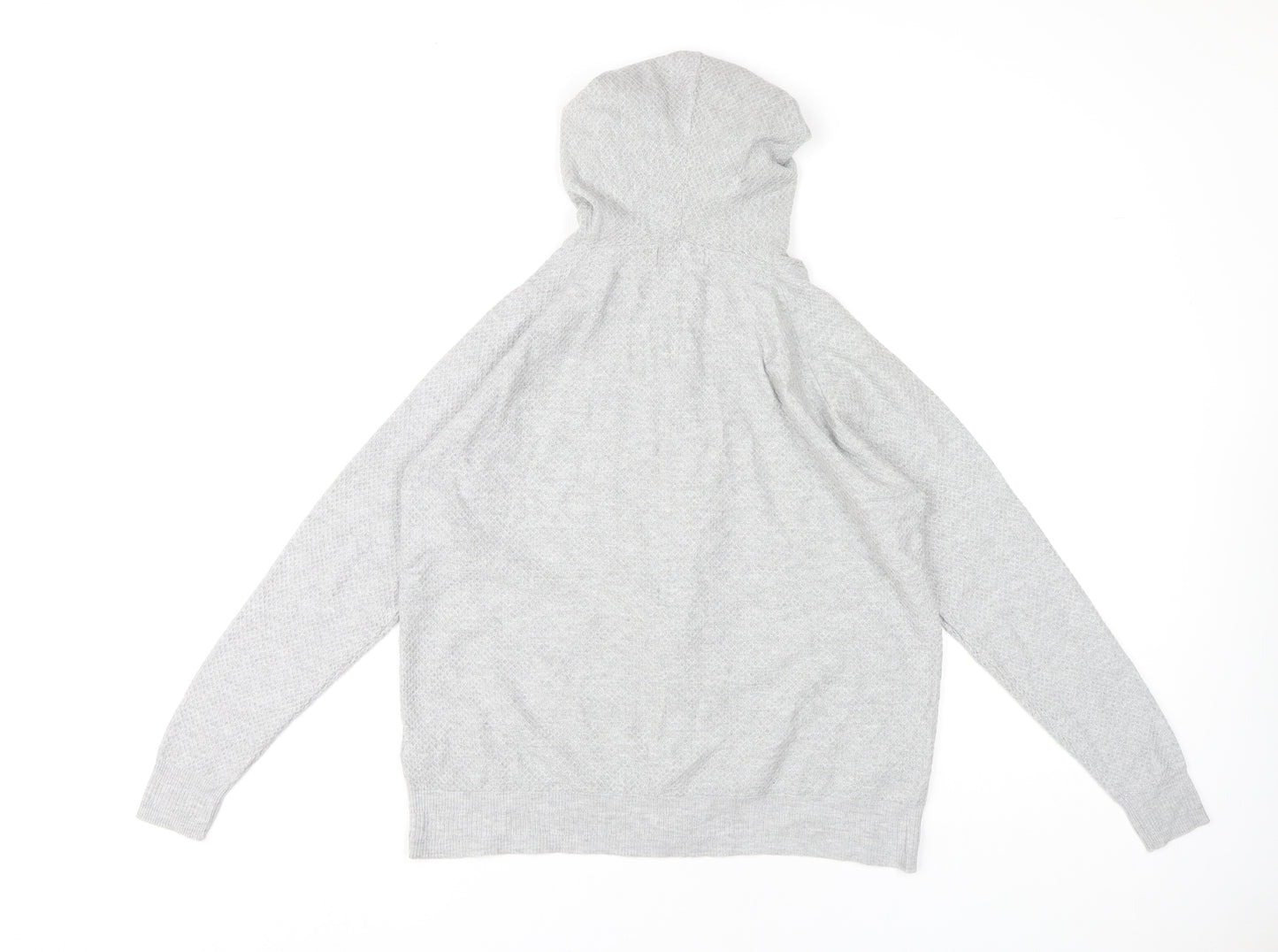 Marks and Spencer Women's Grey Full Zip Hoodie - S