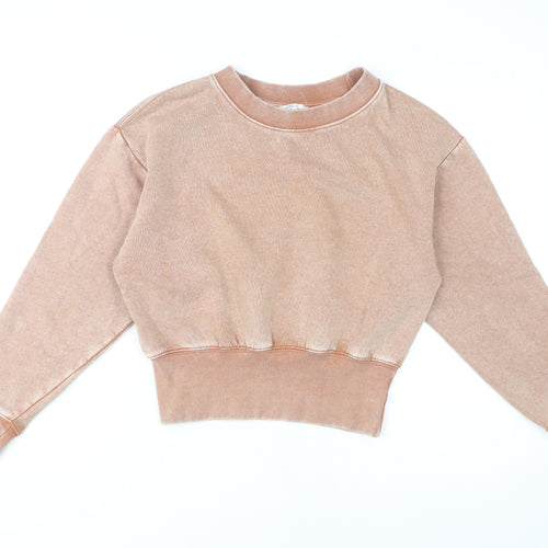 Zara Women's Beige Pullover Sweatshirt UK 10