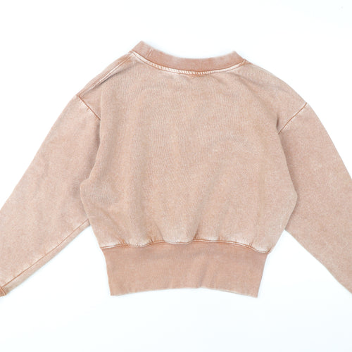 Zara Women's Beige Pullover Sweatshirt UK 10
