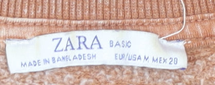 Zara Women's Beige Pullover Sweatshirt UK 10
