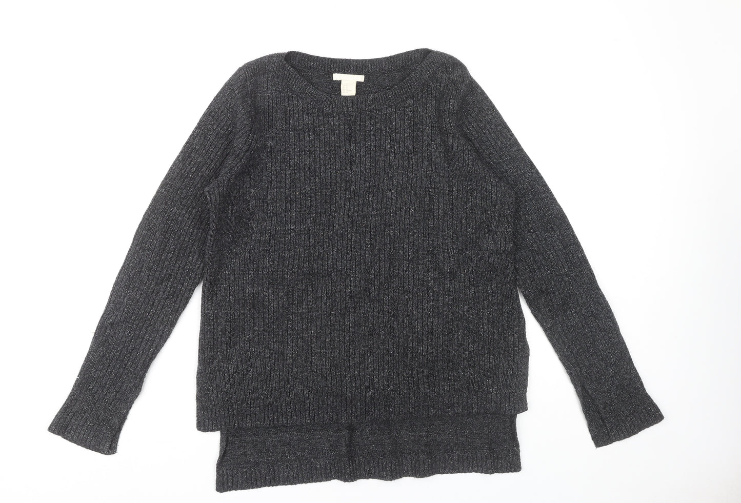 H&M Women's Black Pullover Jumper, Size 12
