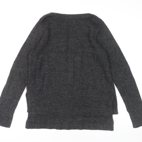 H&M Women's Black Pullover Jumper, Size 12