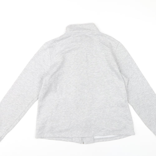 Damart Women’s Grey Full Zip Sweatshirt Size 10/12