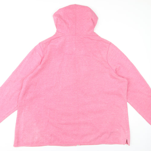 Silver Lake Women's Pink Plus Full Zip Hoodie Size 22