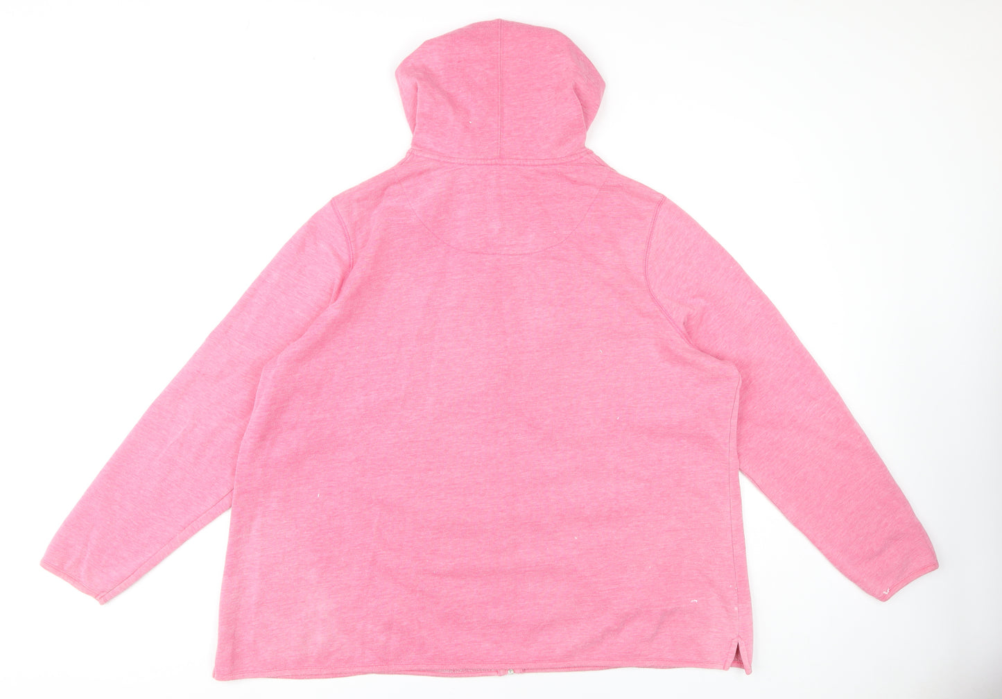 Silver Lake Women's Pink Plus Full Zip Hoodie Size 22