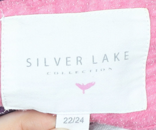 Silver Lake Women's Pink Plus Full Zip Hoodie Size 22