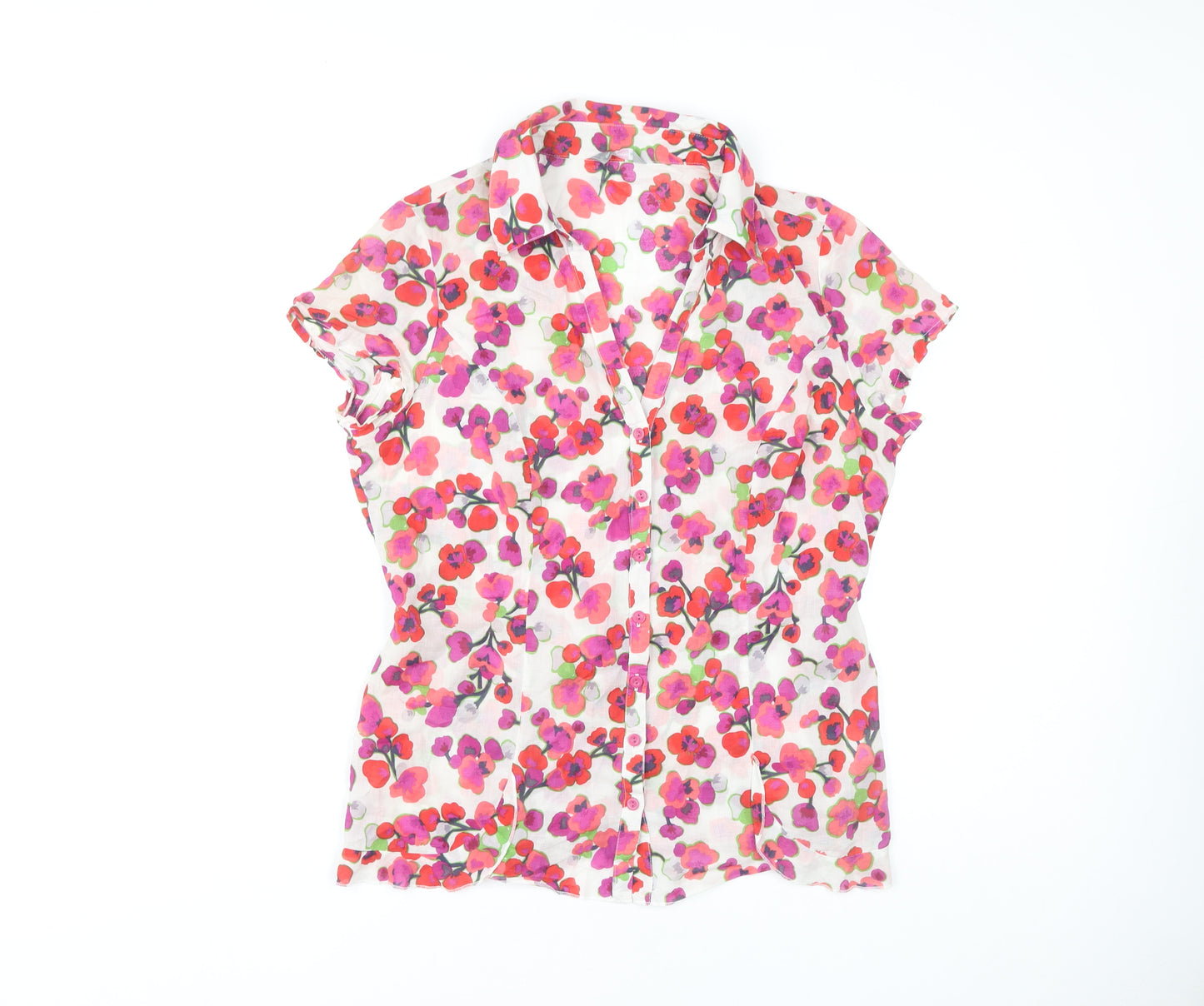 Per Una Floral Blouse Women Multicoloured Size 14