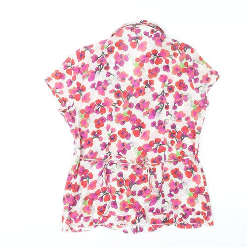 Per Una Floral Blouse Women Multicoloured Size 14