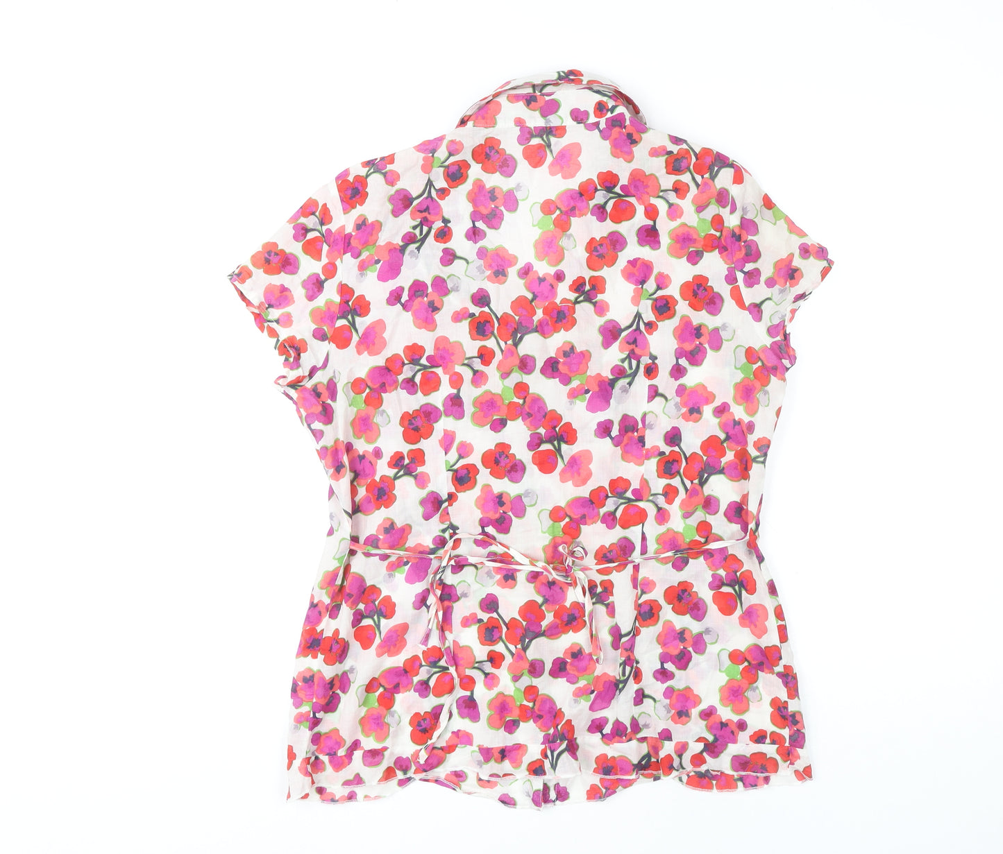 Per Una Floral Blouse Women Multicoloured Size 14