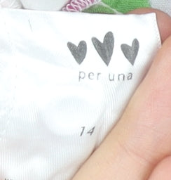 Per Una Floral Blouse Women Multicoloured Size 14