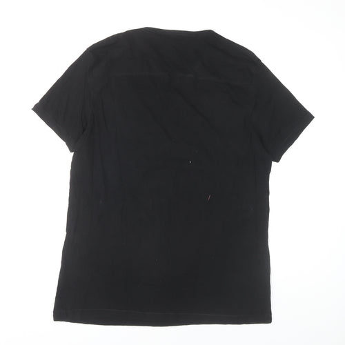 French Connection Men’s Black XL Round Neck T-Shirt