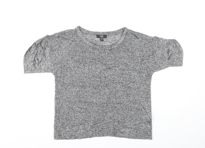 Chic by Jacob Women's Grey Knit T-Shirt XS