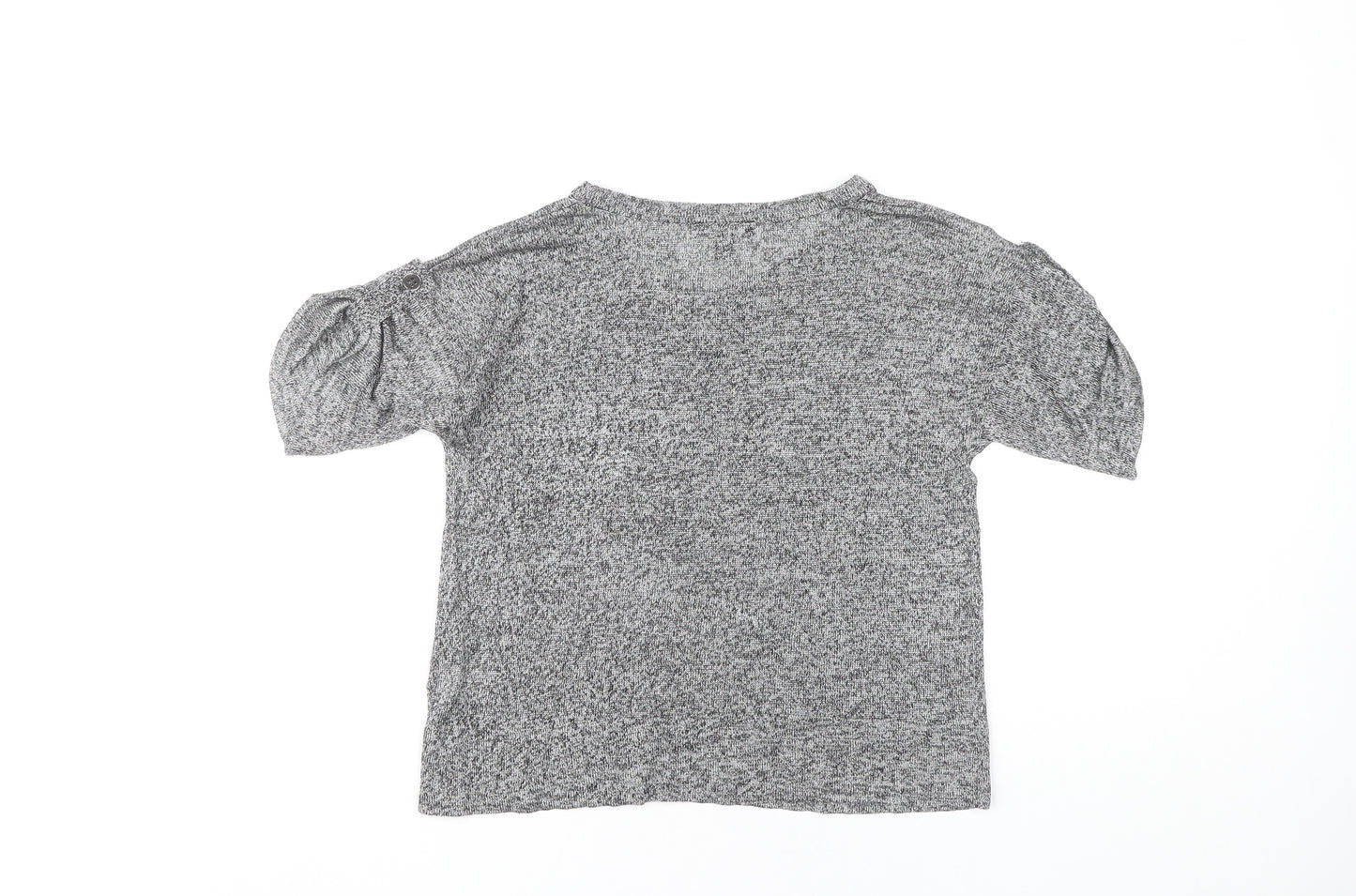 Chic by Jacob Women's Grey Knit T-Shirt XS