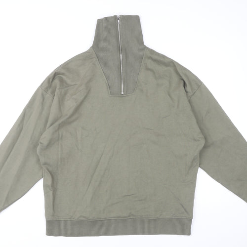 New Look Men’s Green Pullover Sweatshirt L