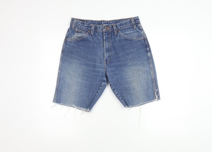 Dickies Blue Denim Cut-Off Shorts, Unisex, Relaxed 32in