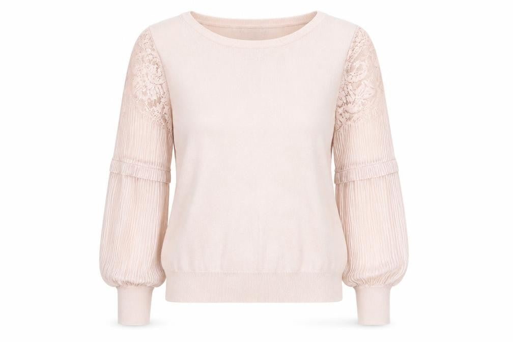 Front view of New Look Women's Pink jumper, size 12