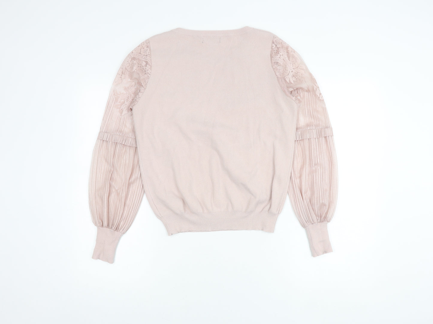 New Look Women's Pink Pullover Jumper Size 12