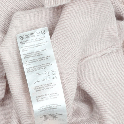 New Look Women's Pink Pullover Jumper Size 12
