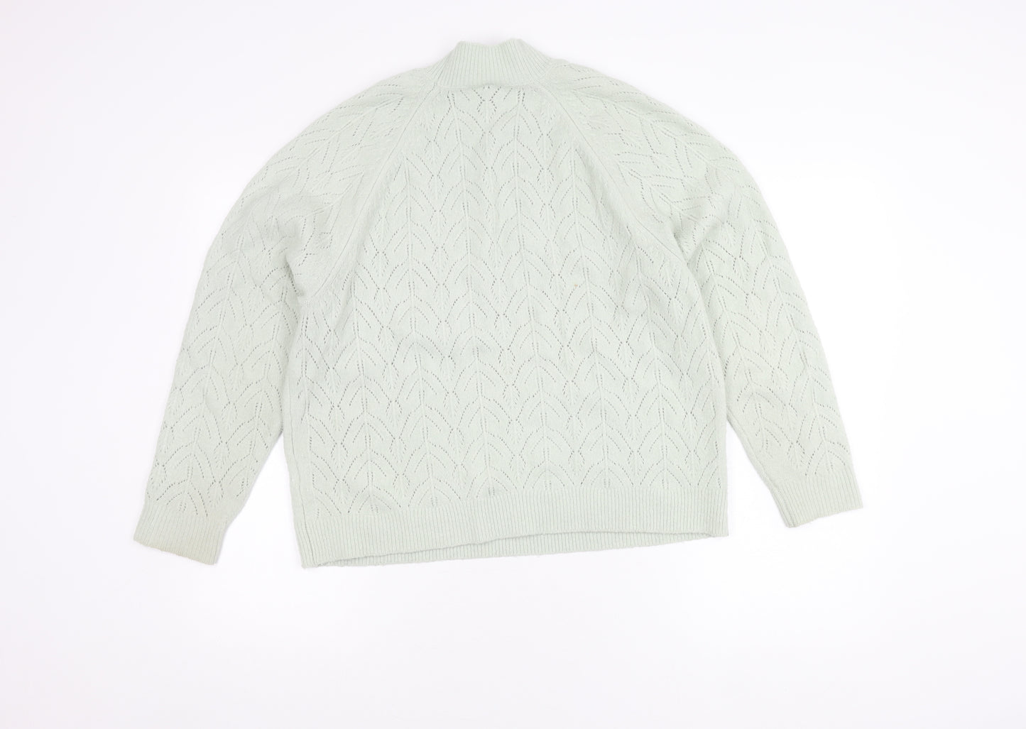 Uniqlo Women's Ivory Geometric Pullover Jumper L