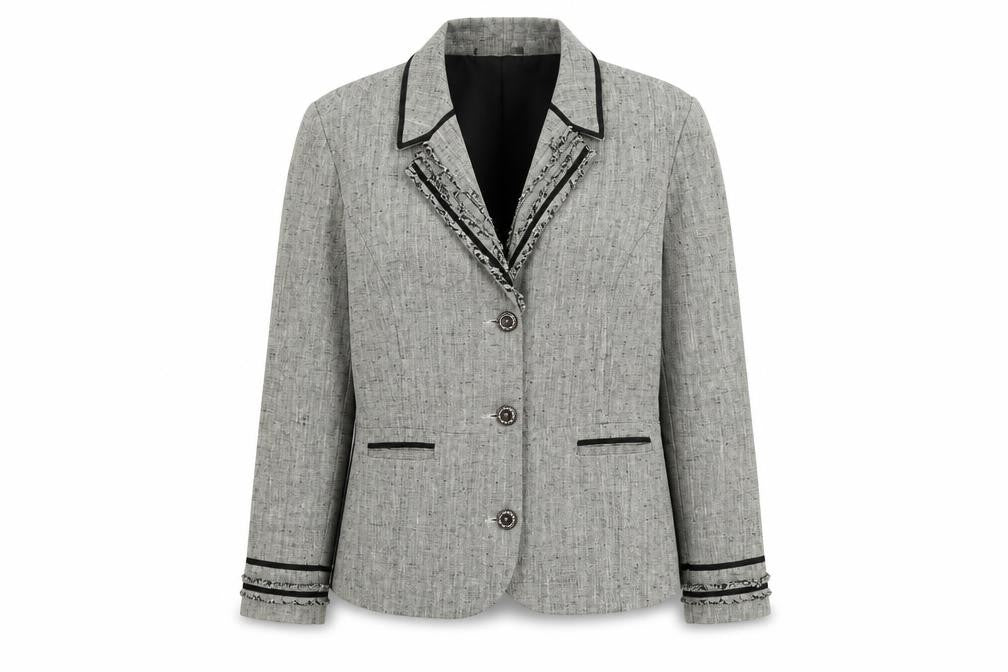 Front view of Marks & Spencer Women's Grey Suit Jacket, size 16
