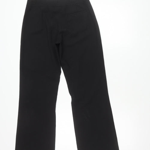 Andrea Mare Women's Black Trousers Size 12 Wool Blend