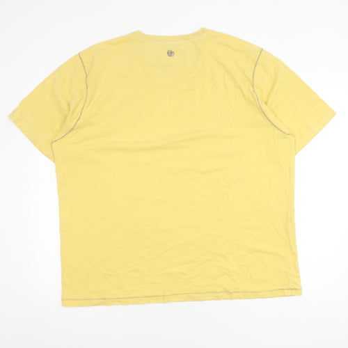 Fat Face Men's Yellow Short Sleeve XL T-Shirt