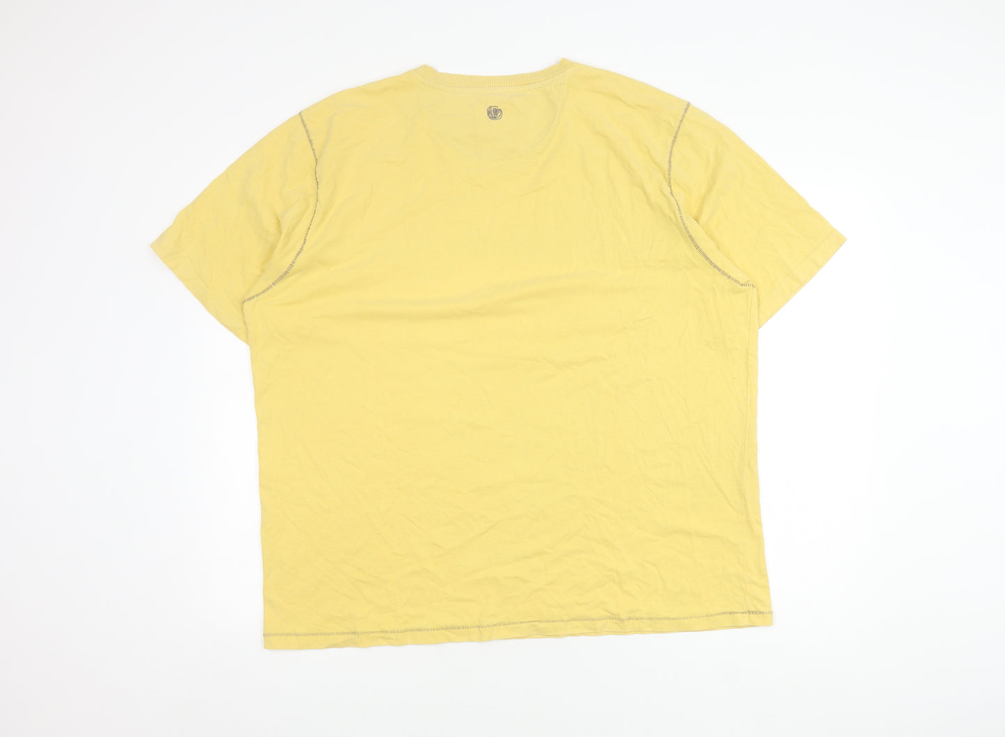 Fat Face Men's Yellow Short Sleeve XL T-Shirt