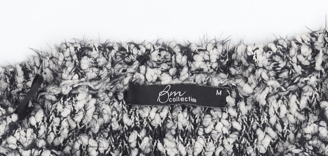 BM Collection Women's Grey Knit Jumper M